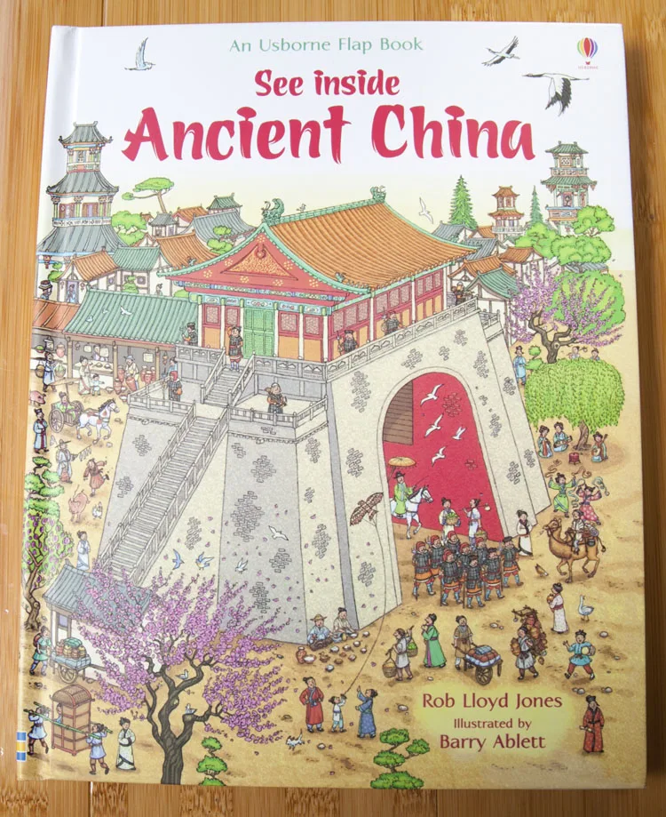 Великобритания английский 3D Usborne See Inside Древняя китайская книга с откидной