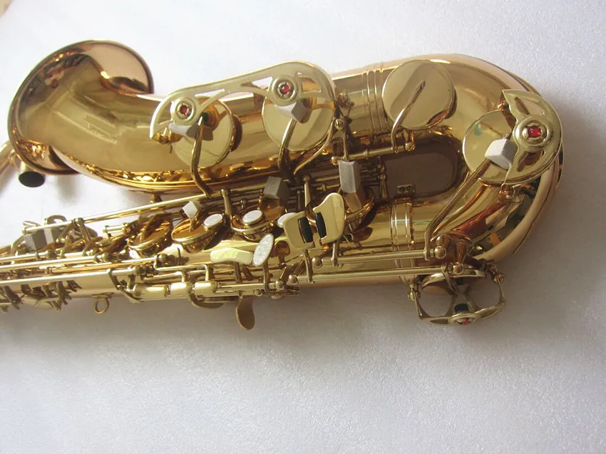 Новинка профессиональный тенор-саксофон Bb для электрофореза Золотой тенор с