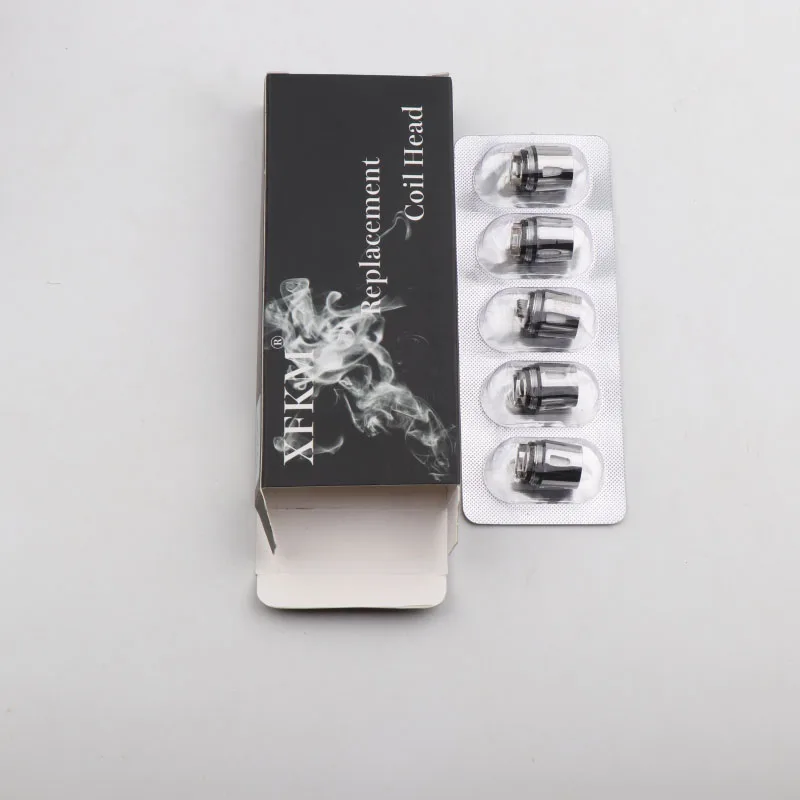 5 шт. XFKM Subohm V катушки Q2/X4/T6/T8 сменные катушки подходят для V8 детский бак электронная сигарета AtomizeSr