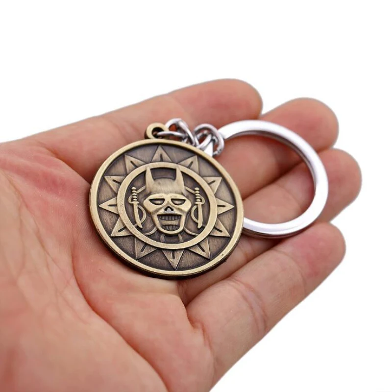 Новый дизайн 3D брелок ручной работы из цинкового сплава для ключей с символами