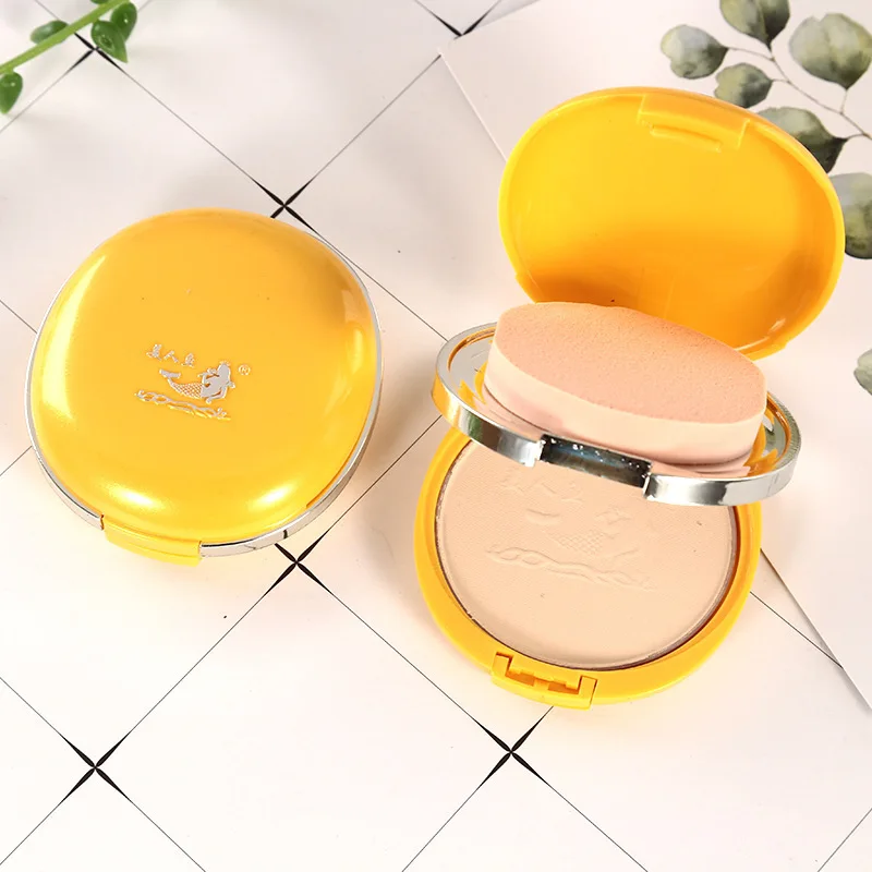 Натуральная пудра Отделка Сердце шелковая шаль тщательный торт консилер