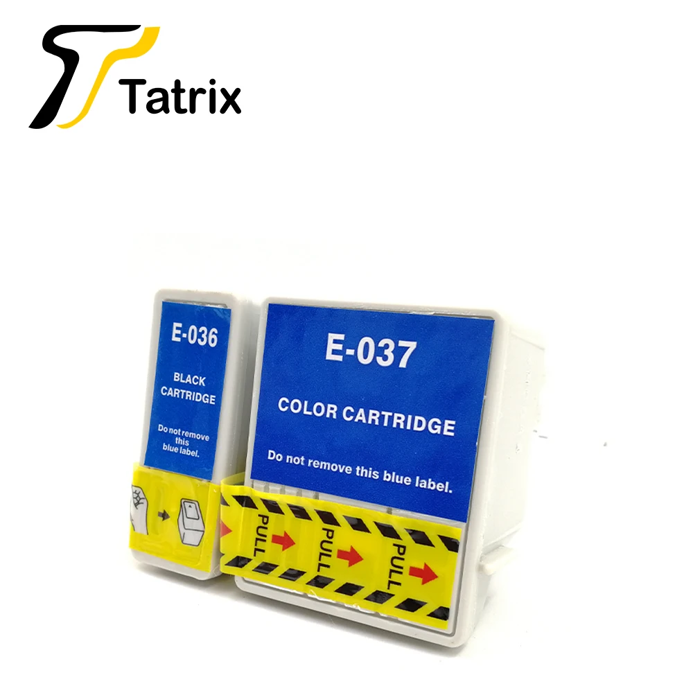 Татрикс для epson T036 T037 чернильный картридж Подходит tylus C42UX C44UX C46