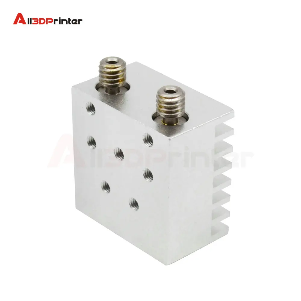 3D Printer V6 Dual Extruder Heat Sink Double head radiator Hot End Radiator aluminium alloy Long Distance for 1.75mm All-metal | Компьютеры