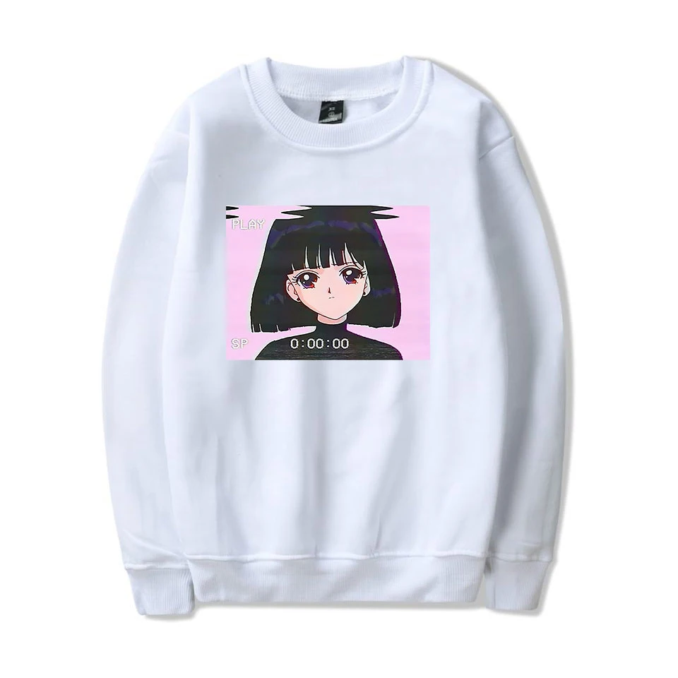 Свитшот в стиле Vaporwave мужской и женский осенний пуловер крутой для девушек с