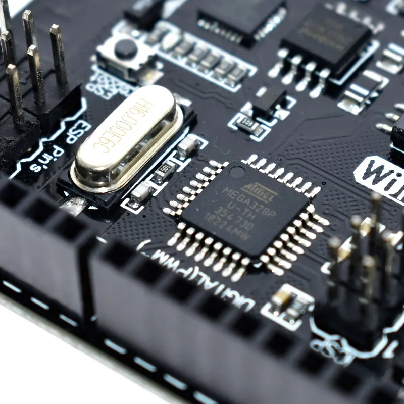 AEAK UNO R3+ WiFi ATmega328P+ ESP8266(32 Мб памяти) USB-TTL CH340G для Arduino Uno NodeMCU WeMos ESP8266 новое поступление