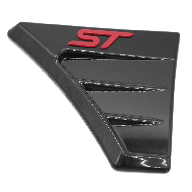 for Ford Focus MK 2 2004-2012 ST Style Bright Black Side Wing Fender Air Flow Grill Intake Vent Trim | Автомобили и мотоциклы