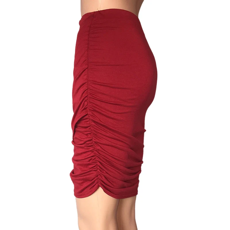 

New Summer Sexy Bandage Skirt Women Plus Size Ladies Bodycon Club Short Mini Skirts High Waist Black Red Gray White Korean Skirt