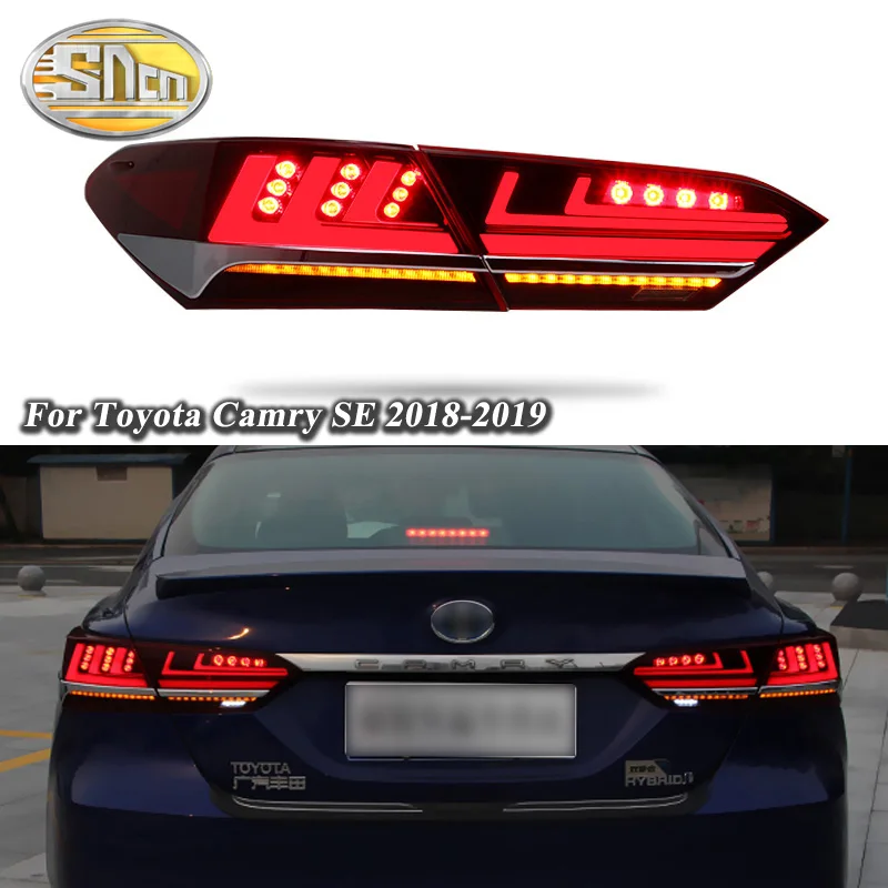 

Car styling Tail Lights For Toyota Camry SE 2018 XSE Led Tail Lights Fog lamp Rear Lamp DRL + Brake + Park + Signal lights