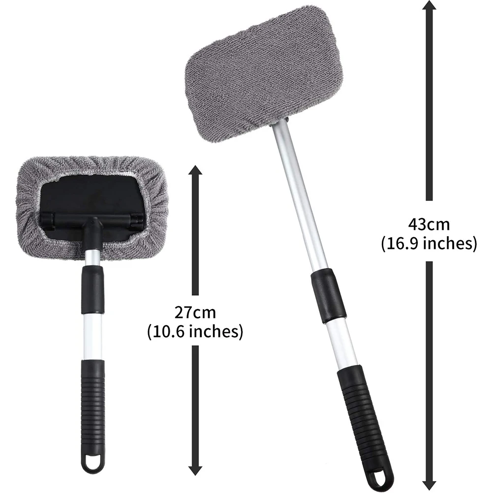 

Car Windshield Glass Cleaning Brush Window Cleaner Brush Glass Wiper With Retractable Handle For Cleaning Car Window Glass Brush
