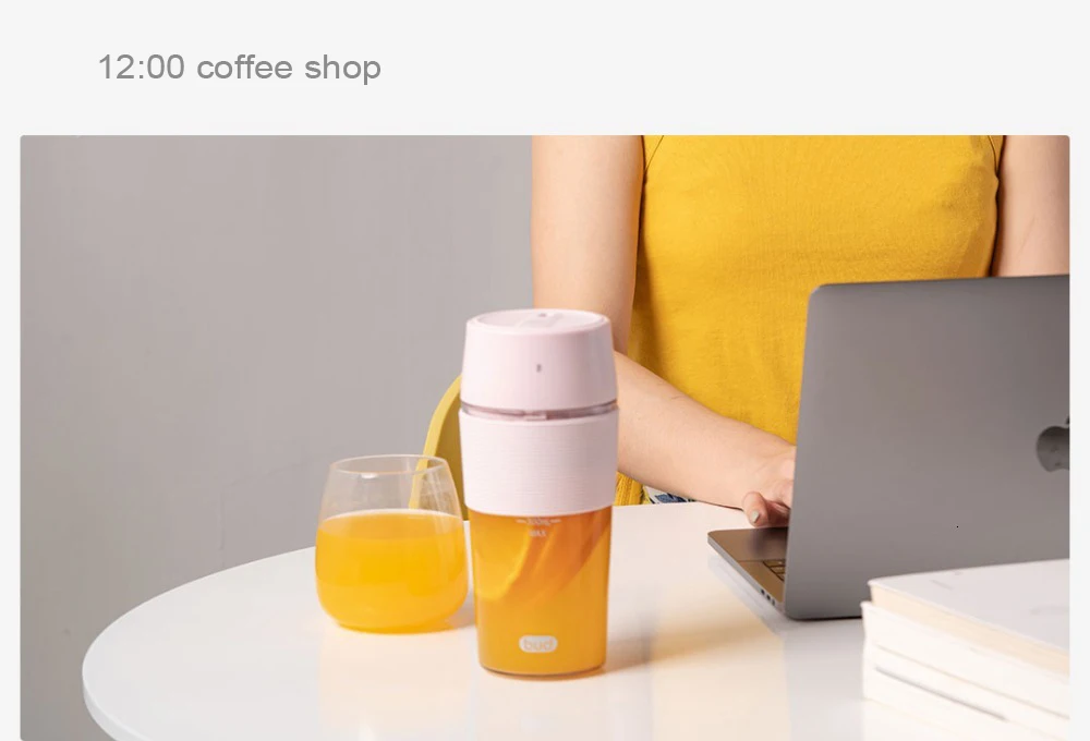 Xiaomi Mijia бутон электрическая соковыжималка экстрактор питьевой машины для дома путешествия автоматический маленький переносной блендер чашка бутылка