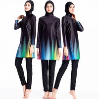 hyrax muslim swimwear islamic swimsuit women modest hijab plus size wear swimming bathing suit beach full coverage swimsuit
