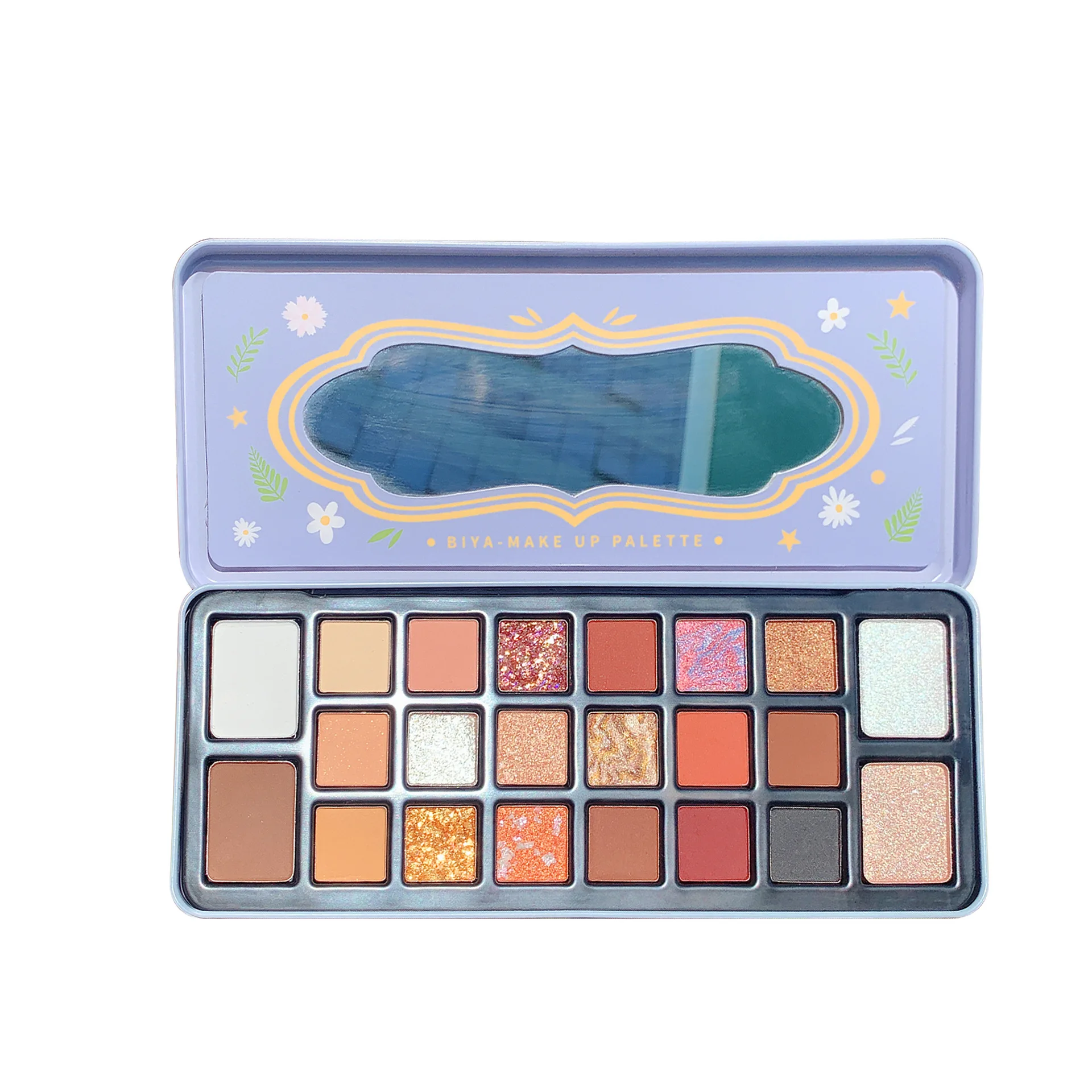 

18-color eyeshadow box multi-color mashed potatoes pearly matte girl tin box eyeshadow tray nude makeup beginners