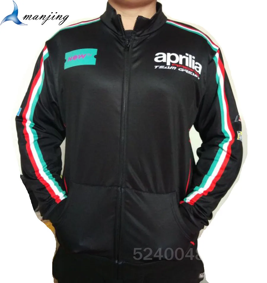 Aprilia мотоциклетная гоночная команда куртка белая подкладка Беговая ткань