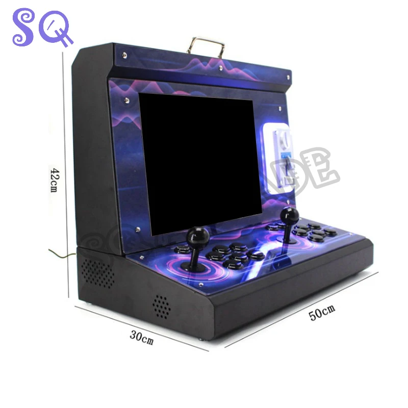 

New Bartop Arcade Video Game Machine Pandora Saga 12 3400 In 1 Games Mini Arcade Joystick Button Coin Acceptor Double Rocker Kit