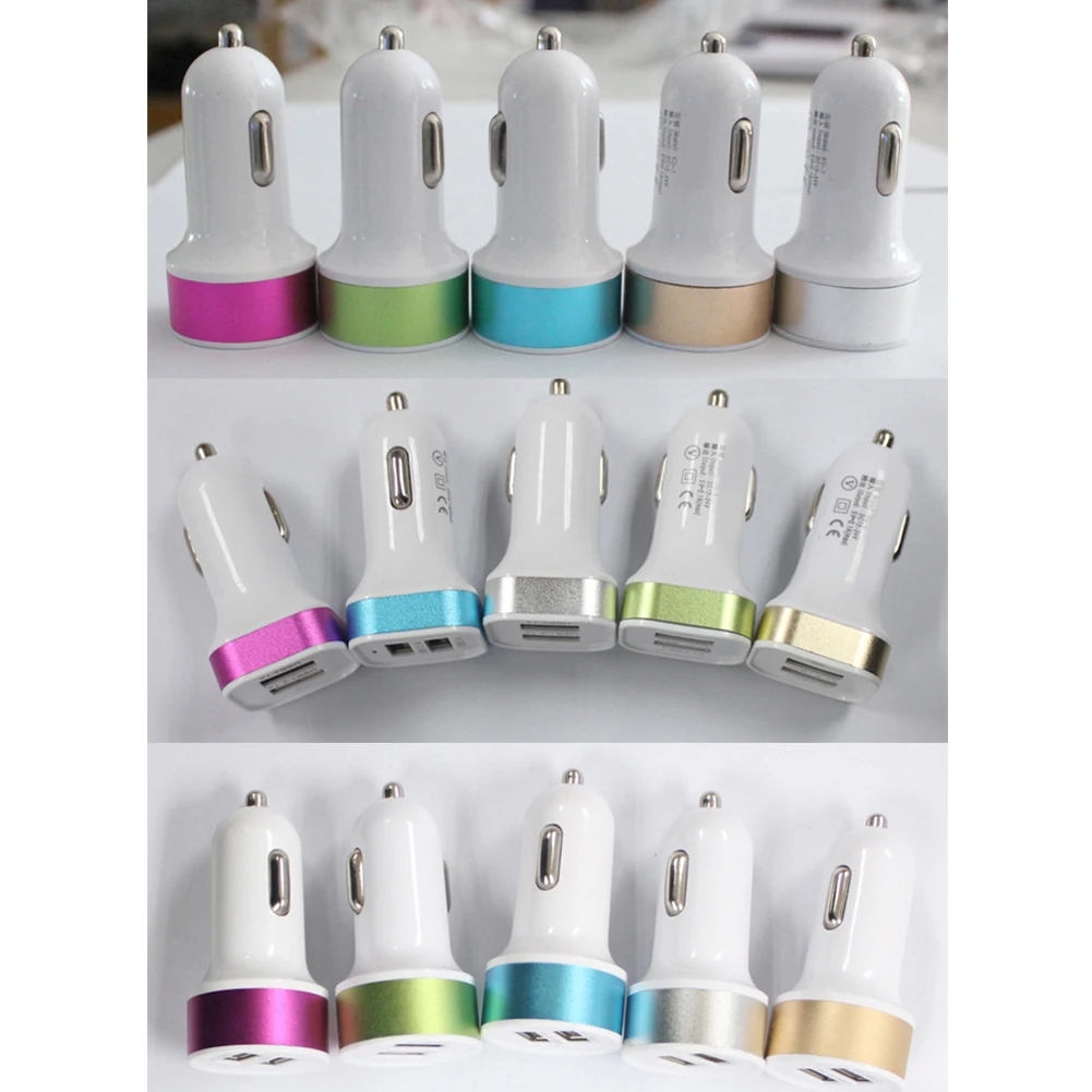 DoubleB Interface Car Kit Charger 2.1A/1A ABS Cigarette Lighter Type For Tablet PC Mobile Phone |