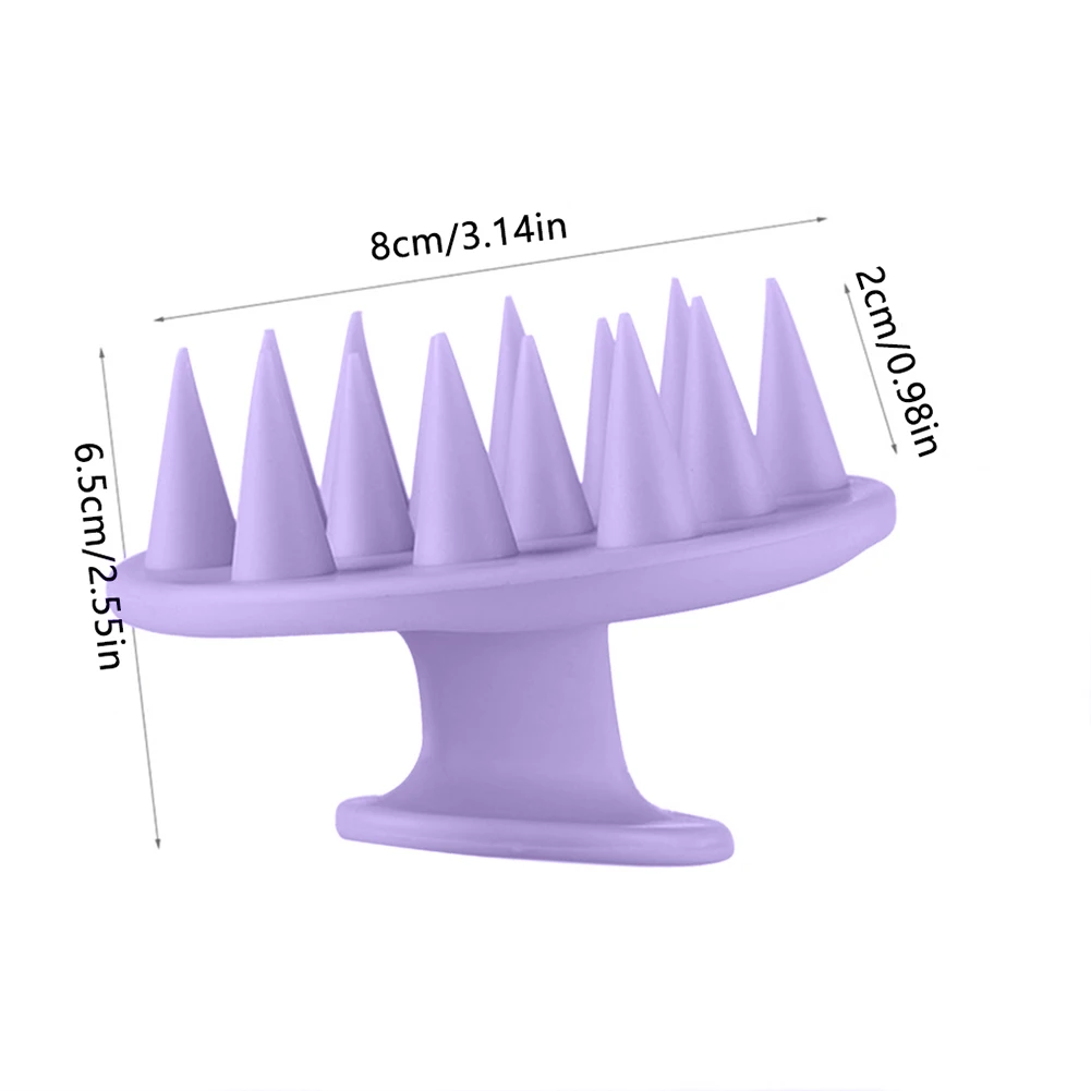 

Silicone Head Body Scalp Massage Brush Comb Shampoo Hair Washing Comb Shower Brush Bath Spa Slimming Massage Brush