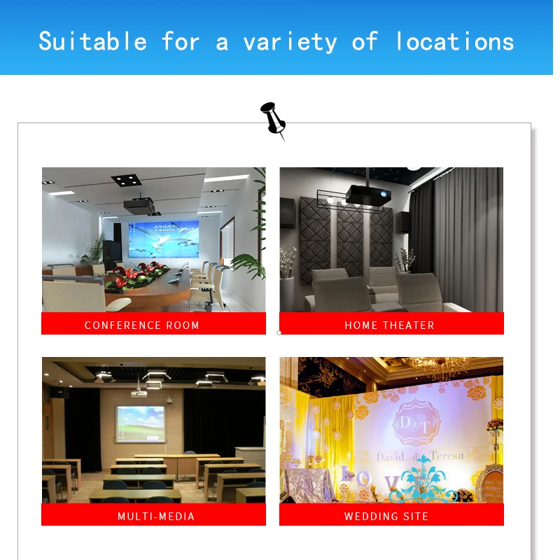 Выдвижной удлинитель для проектора 1 шт. регулируемый на 360 градусов