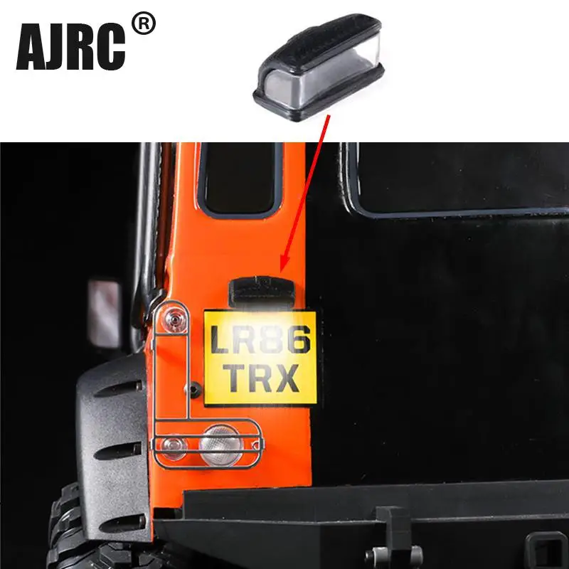

Rear License Plate Searchlight Spotlight For 1/10 1/8 Rc Simulation Climbing Car Trax Trx-4 D90 D110 Rc4wd Scx10 Axial