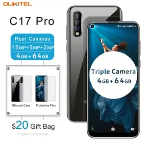 OUKITEL C17 Pro смартфон с 6,35-дюймовым дисплеем, восьмиядерным процессором MTK6763, ОЗУ 4 Гб, ПЗУ 64 ГБ, 13 МП, 4G LTE