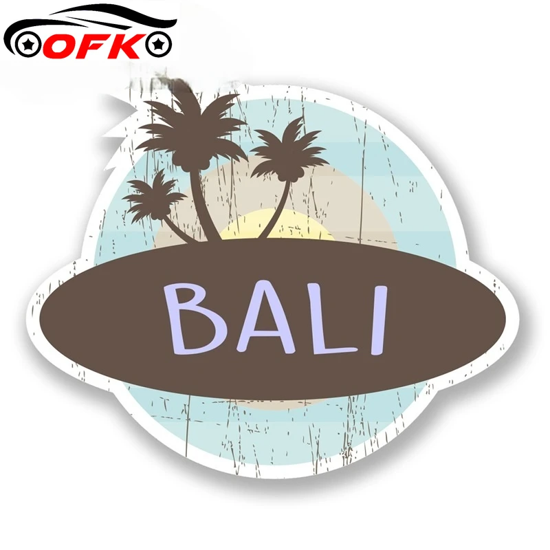 

Hot Sell for Bali Indonesia Vinyl Sticker Decal Laptop Luggage Travel Tag Gift Camper Door Waterproof Car Accessories PVC