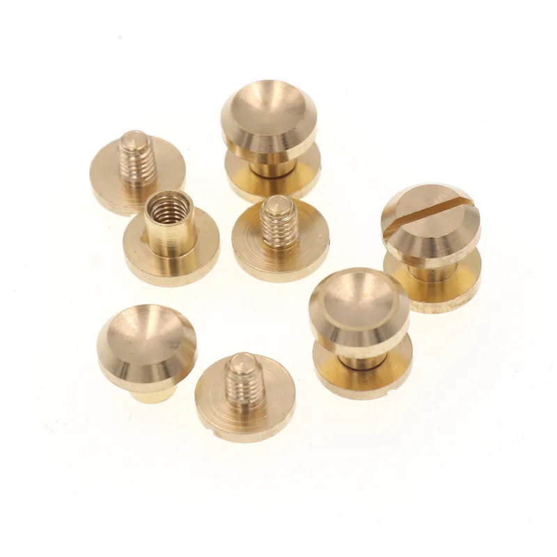 10 шт. вогнутый кошелек сумка Чикаго латунный ремень винт заклепка своими руками дизайн ногтей металлическая сетка чехол для ключей кожаный ремесло часть