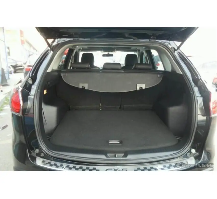 

For Rear Trunk Security Shield Cargo Cover For Mazda CX-5 CX5 2013 2014 2015 2016 High Quality Auto Accessories Black Beige