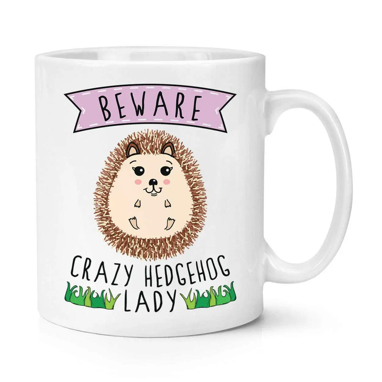 Кружка Crazy Hedgehog Lady Cup-забавная Милая | Дом и сад