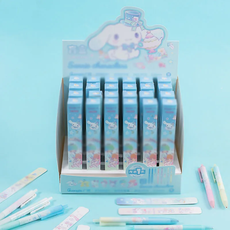 

Гелевая ручка с большими ушками, 0,5 мм, 24 шт./лот