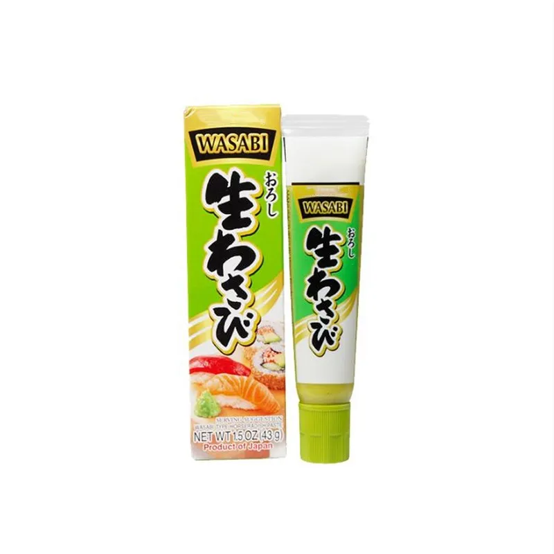 

Japanese mustard paste 43g salmon sashimi green mustard raw fish sushi sauce