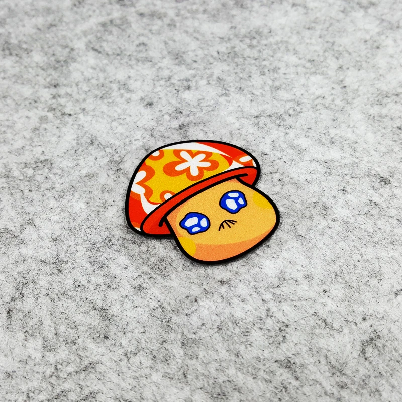 LuLuSticker #033 4 6x5 см красочные Мультяшные светоотражающие автомобильные наклейки и с