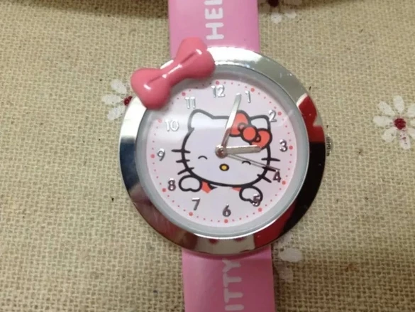 Детские часы для девочек милые водонепроницаемые кварцевые электронные с