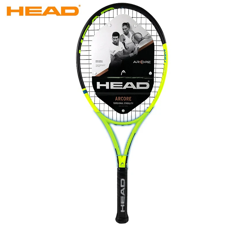 

Head Tennis Racket Professional Carbon Composite Padel Rackets Shock Absorption Handle With String Bag For Men Women Beginners