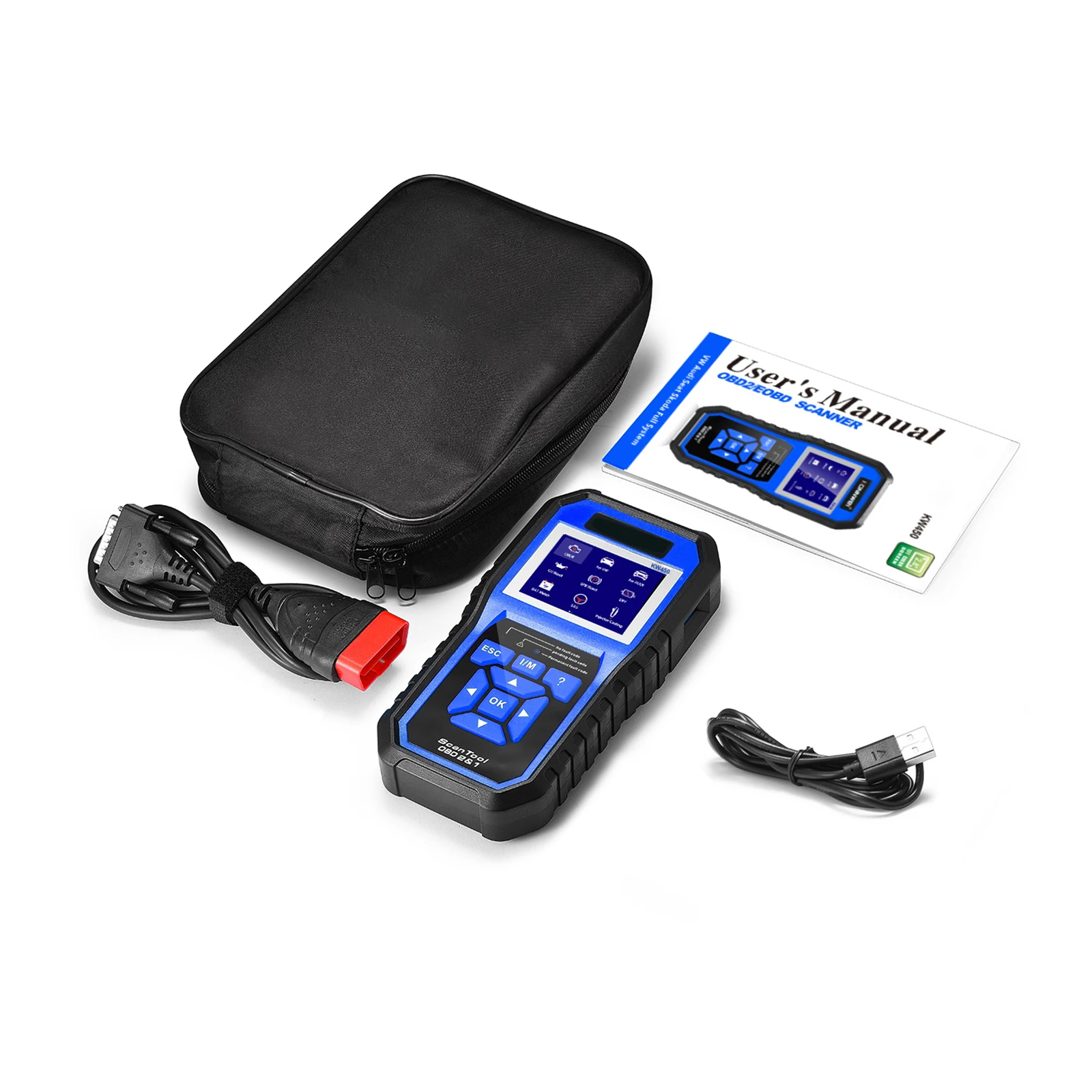 

OBD2 Car Scanner Full-featured Auto Diagnosis Tool Car Code Reader with 11 Special Functions for Audi for SEAT for Skoda