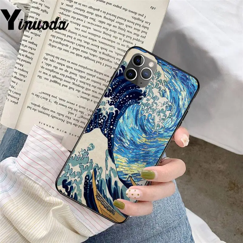

Yinuoda Hokusai The Great Wave off Kanagawa Luxury PhoneCase for iPhone 12 8 7 6 6S Plus X XS MAX 5 5S SE XR 11 11 12 pro promax