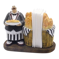 statues table decoration and accessor chef tissue boxes modern sculptures figurines for interior room ornaments home decor craft