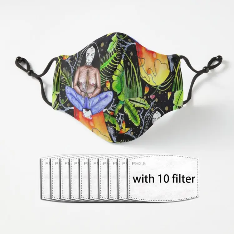 

Homegrown Adult Mask Dust Reusable Luxury Polyester Face Mouth Mask With Filter