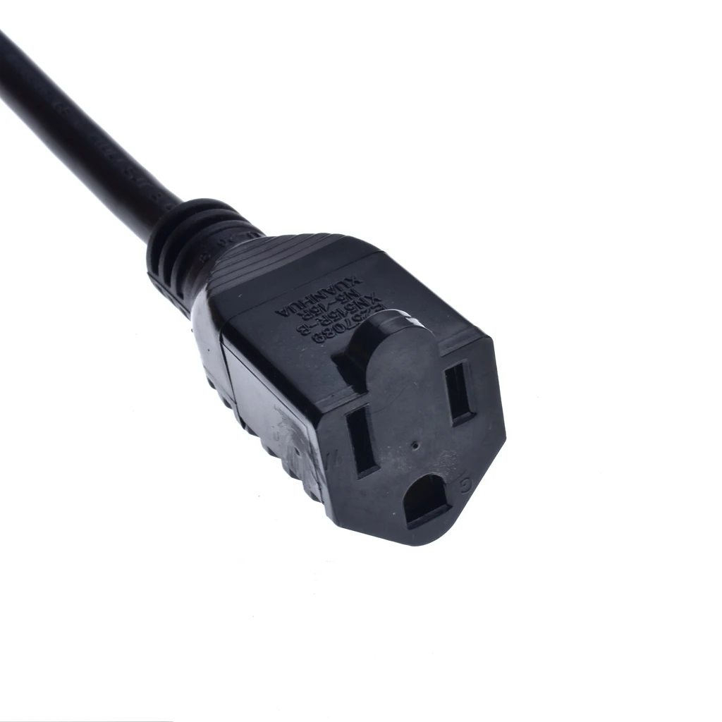 Американский/Американский 3pin короткий плоский шнур питания Nema 5 15P штекер для 15R