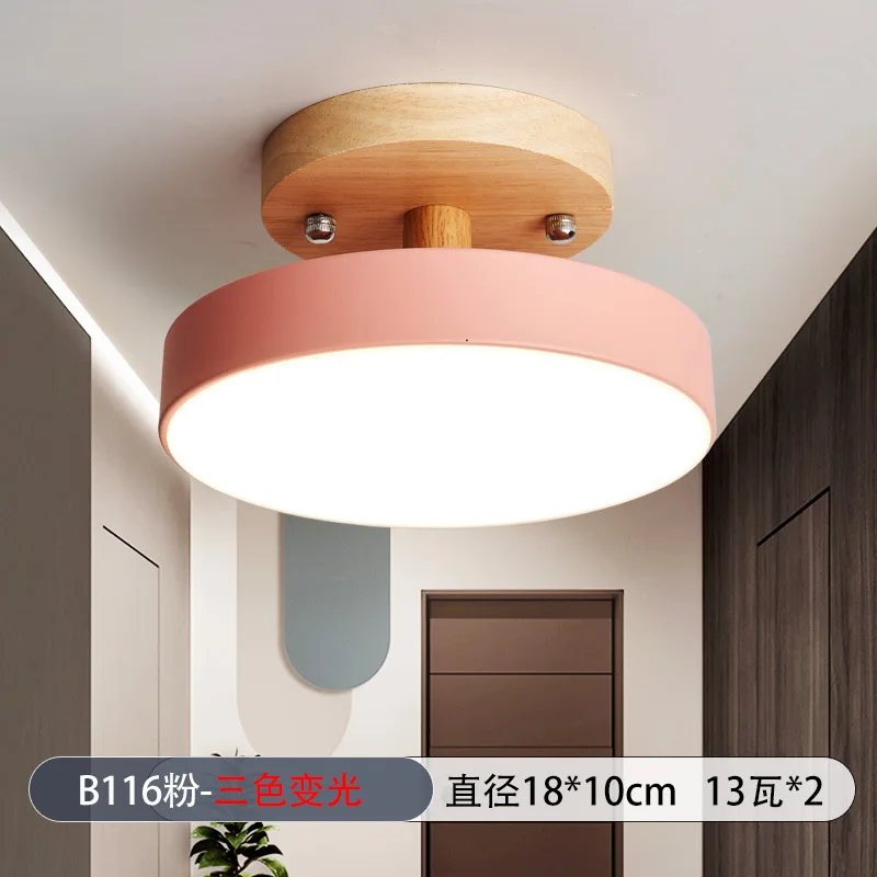 

Modern Three Color Changeable LED Ceiling Light Avenue Corridor Passageway Simple Ceiling Lamps Nordic Lighting Fixture