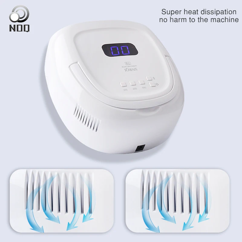 Профессиональная УФ-лампа NOQ T8 для ногтей 60 Вт 42 бусины светодиодный портативный