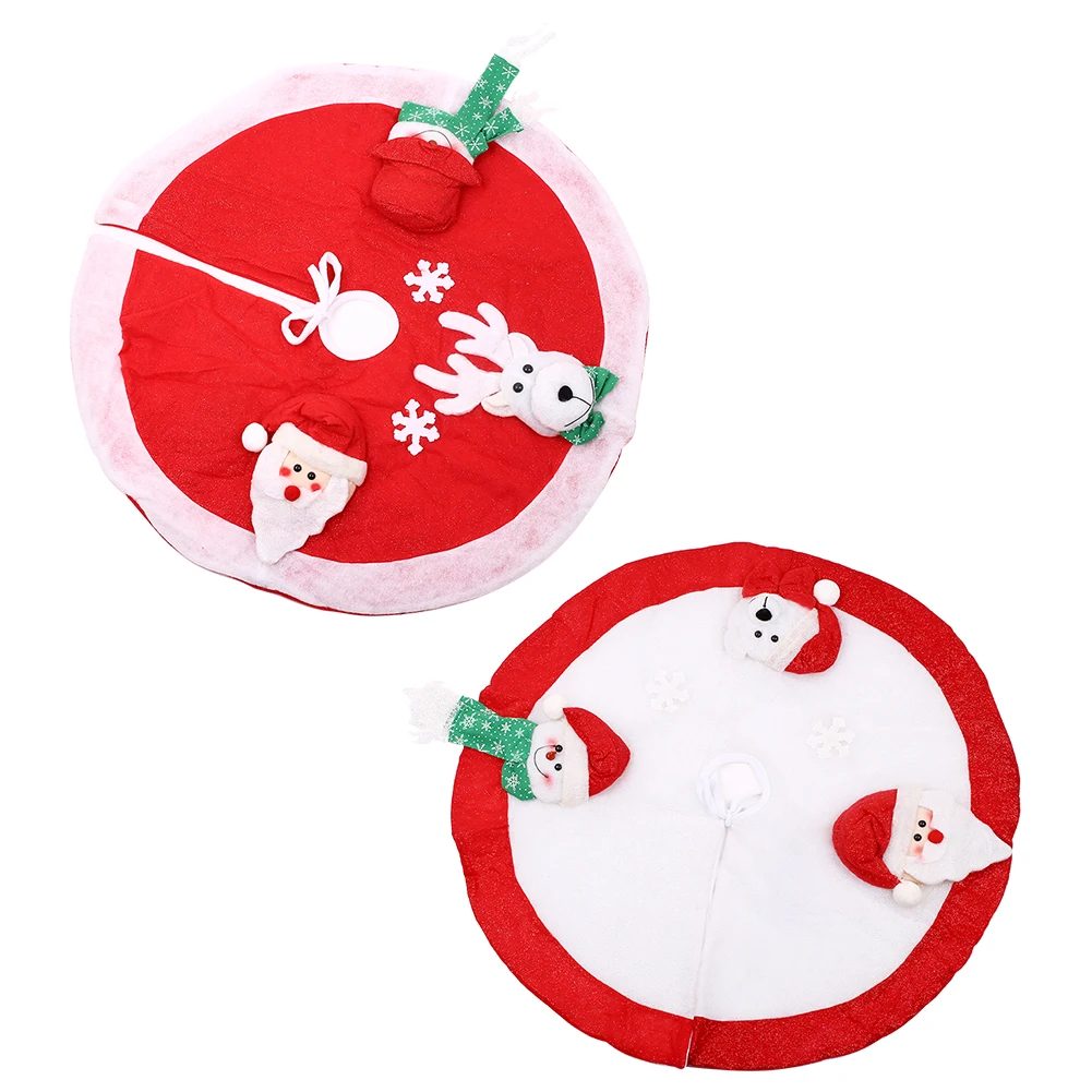 Santa Claus Christmas Tree Skirt Stands Ornaments Xmas Party Decoration JJ ！ | Дом и сад