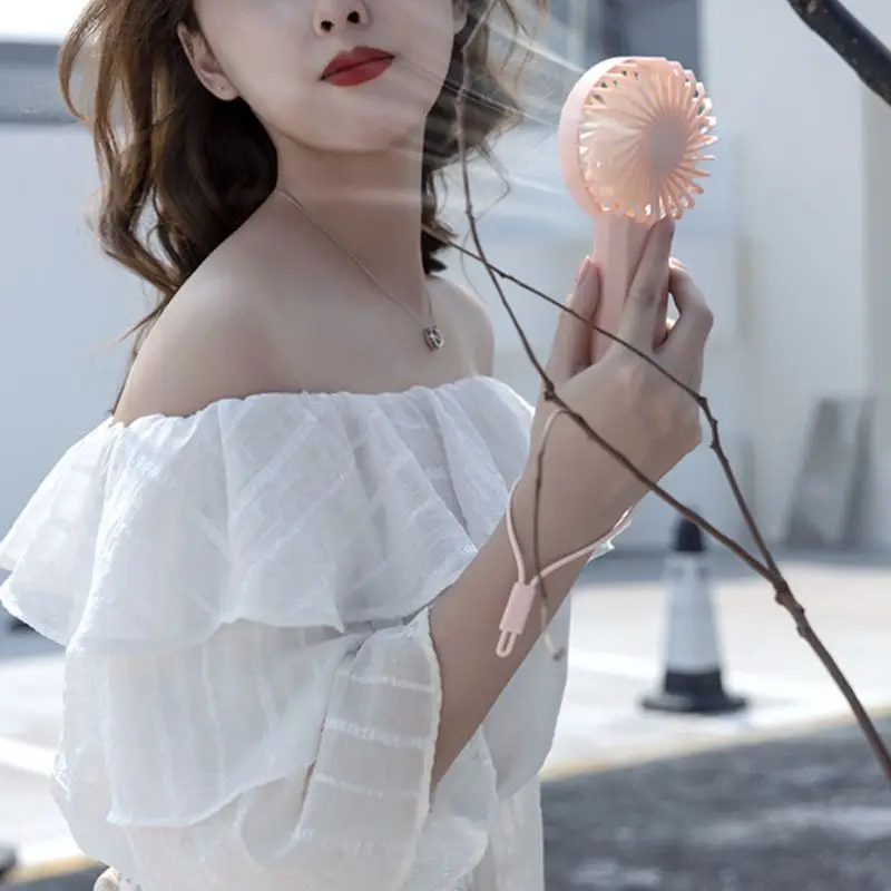 

X37C Dual Battery 4000mAh Mini Handheld Fan USB Rechargeable Portable Outdoor 3 Speed Adjustable Electric Air Cooler with for