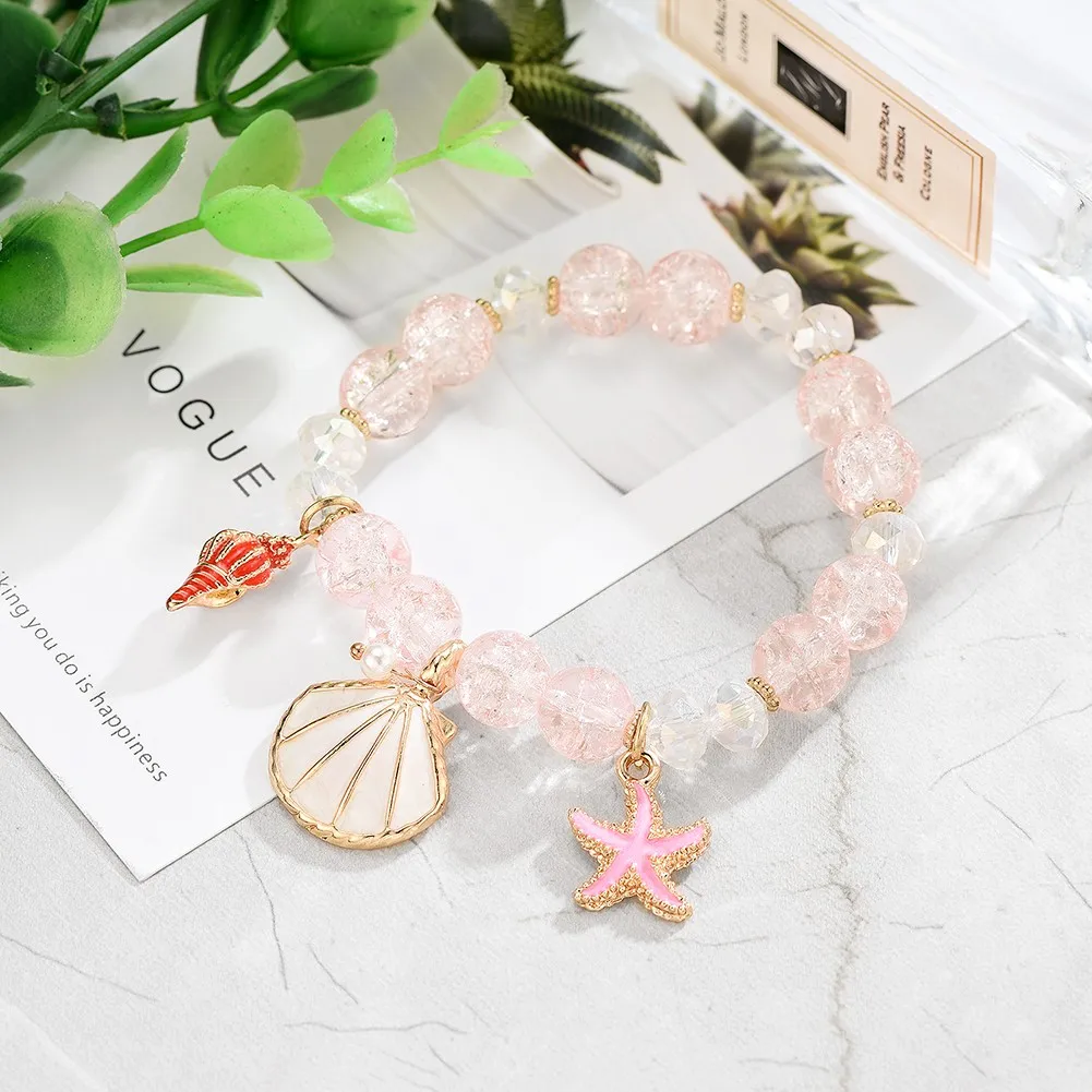 Браслет с жемчугом в богемном стиле креативный простой браслет бусинами и