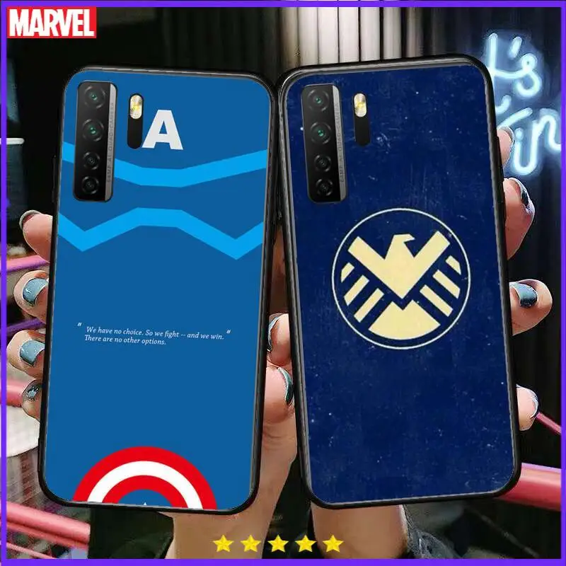 

Marvel logo cool Black Soft Cover The Pooh For Huawei Nova 8 7 6 SE 5T 7i 5i 5Z 5 4 4E 3 3i 3E 2i Pro Phone Case cases