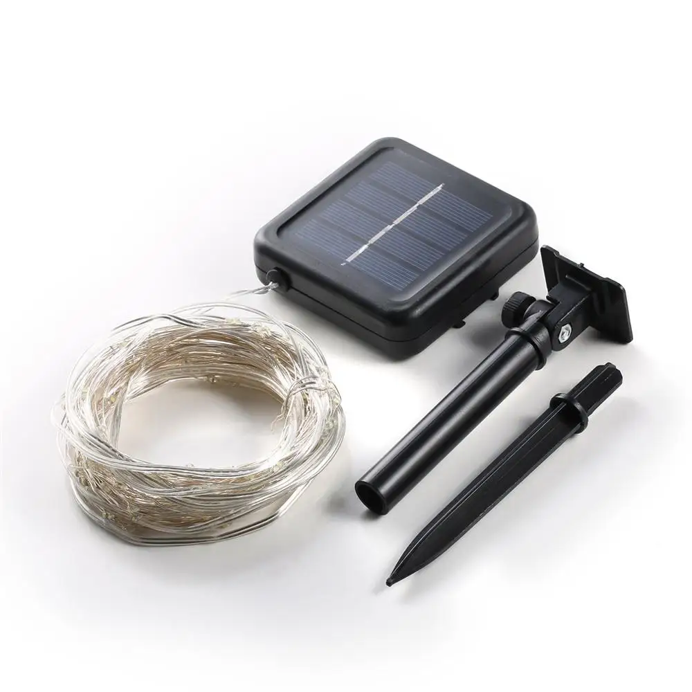 Светильник гирлянда на солнечной энергии водонепроницаемая светодиодная лента 2