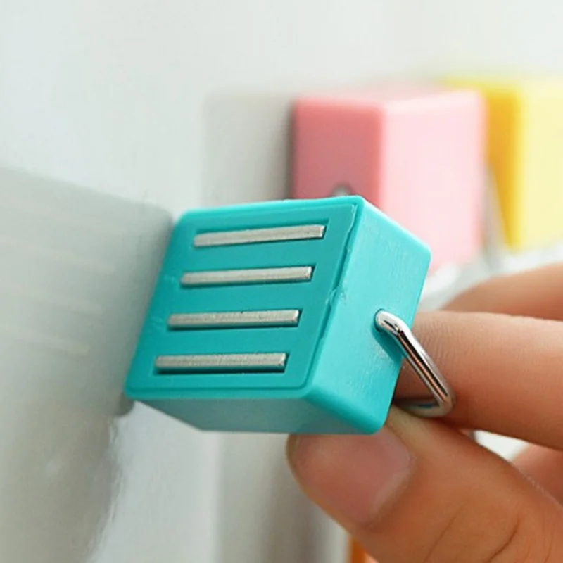 Супермощный Железный крючок для холодильника бесшовного крепления Магнитный