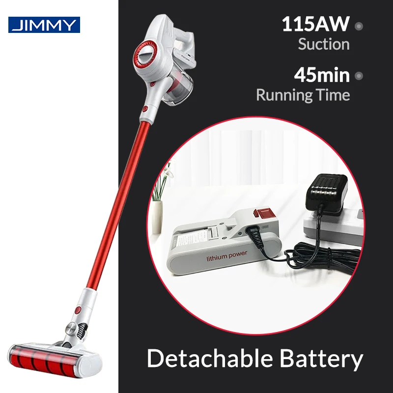 Беспроводной ручной пылесос Xiaomi JIMMY JV51 портативный циклонный 115 воздушных Ватт