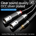 Кабель Hifi 2,5 мм TRRS на 2XLR, высококачественный посеребренный кабель OCC 2,5 для Astell  Kern AK100II,AK120II,AK240, AK380,AK320