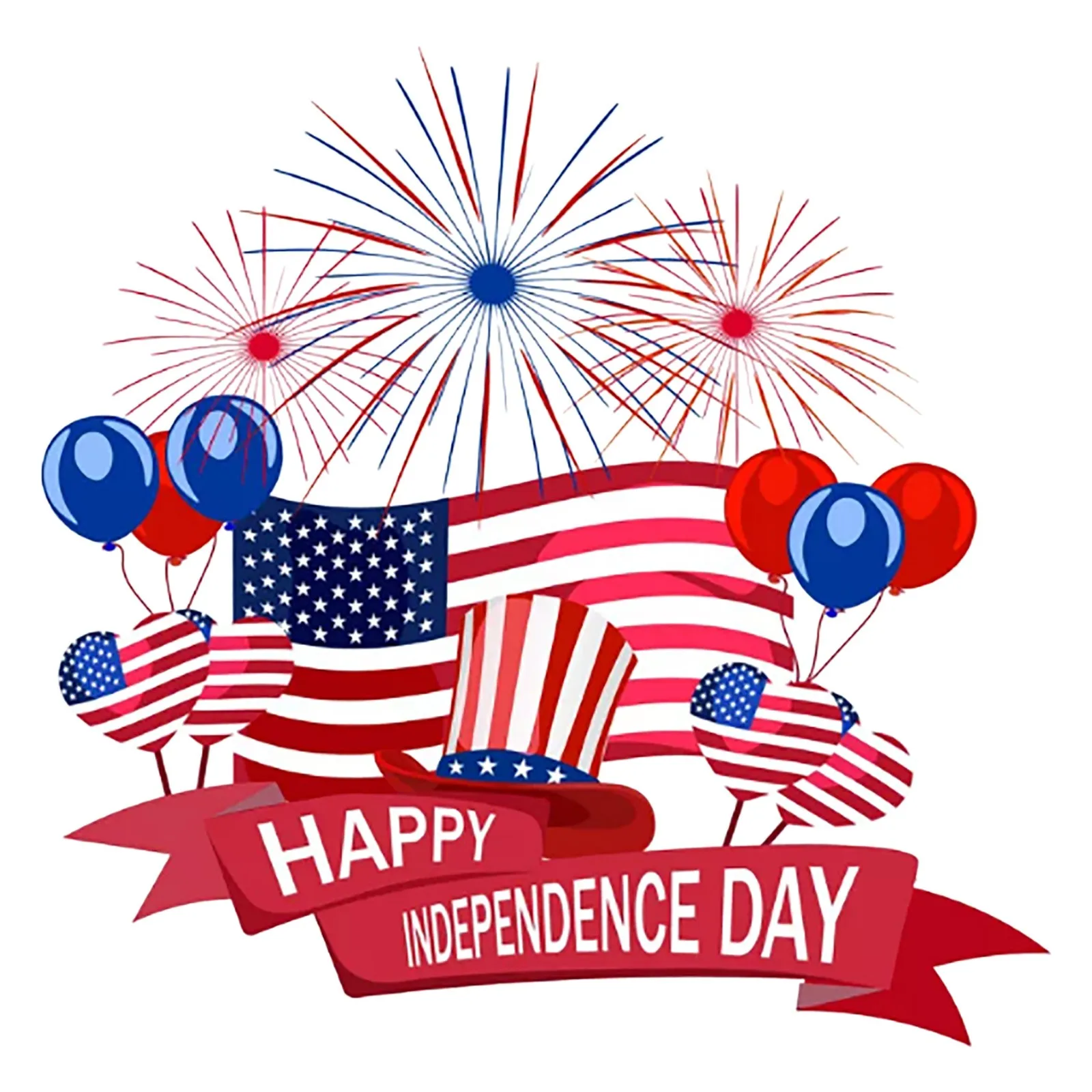 Наклейка на День Независимости украшение для стеклянного окна настенная