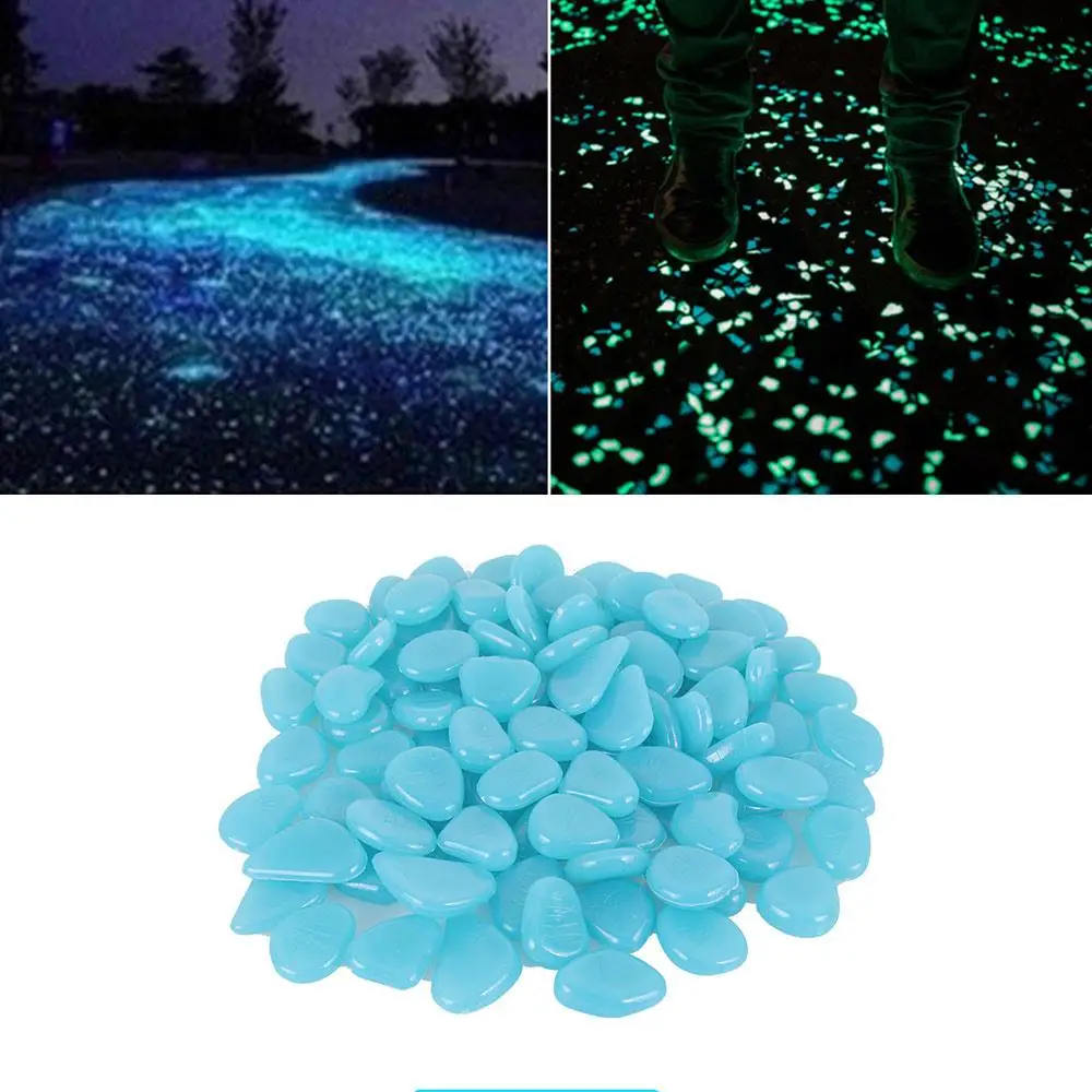 

Walkways Outdoor Decor Cobblestone 100pcs Fish Aquarium Conch Home Furnishing Fluorescent Conch Aquarium Fluorite 4 Colors