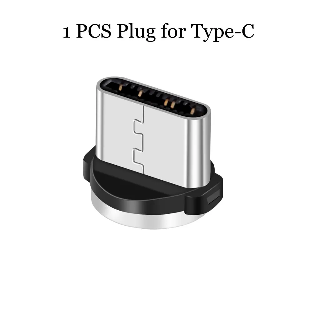 Магнитный зарядный кабель типа C для samsung S8 A50 A30s Motorola One Zoom LG G7 ThinQ Nokia 7,2 6,2 Phone QC 3,0 USB быстрое зарядное устройство - Тип штекера: Only Type-C Plug